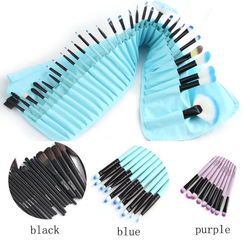 Pro Precision: 32-Piece Professional Makeup Brush Set