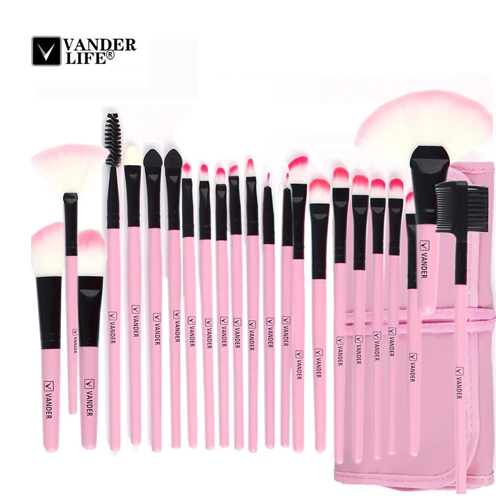 Pro Precision: 32-Piece Professional Makeup Brush Set